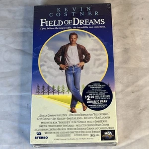 Field of Dreams Sealed VHS Video Tape Movie Kevin Costner 1990 Watermark Promo - Picture 1 of 4