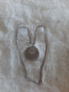 Alte Silber Kette Mit Anhänger 925 Gebraucht - Bild 1 von 2