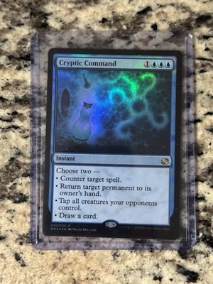 WOTC MtG Modern Masters 2015 Cryptic Command (R) (Foil) EX - Image 1 of 2