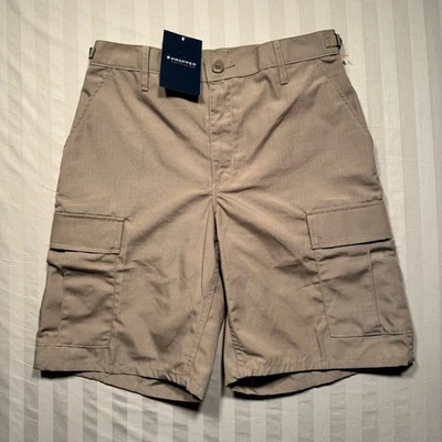 Nuevo con etiquetas Pantalones Cortos Tácticos Propper BDU Para Hombres Pequeños Caqui Ripstop Militar Trabajo Carga Foto 1 de 4
