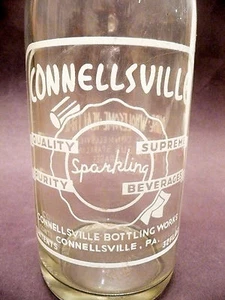 BOTELLA DE SODA DE COLECCIÓN - CONNELLSVILLE de CONNELLSVILLE, PA - 32 oz LCA SODA - Imagen 1 de 3