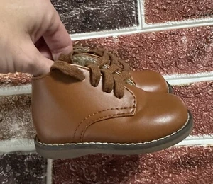 Footmates Tan Todd boots Infant Size 2  - Picture 1 of 7