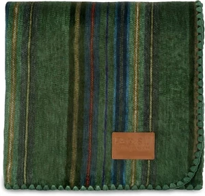 QISU Alpaca Wool Blanket Throw | Large, Beautiful, Warm, Variegated | 85 x 65 in - Picture 1 of 6