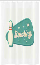 Bowling Rideaux de Douche Stalle Hobby American Vintage
