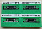 4 Vtg Maxell Cp-15 Personal Computer Cassettes New Sealed Nip Vic Atari 400 Ti