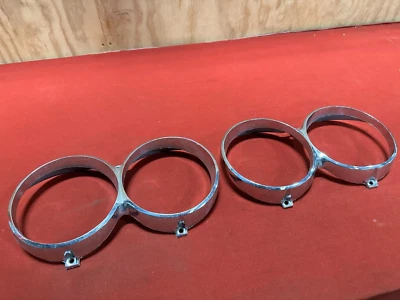 Biseles de faros continentales Lincoln 1962-1964 usados C2vy-13064-A 62 63 64 Foto 1 de 4