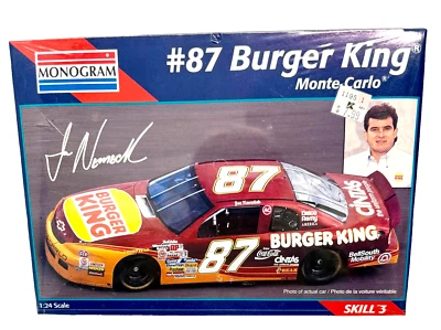 Monogram, Stock Car,#87 Burger King, Monte Carlo. Model 1/ 24 Scale - Image 1 of 3
