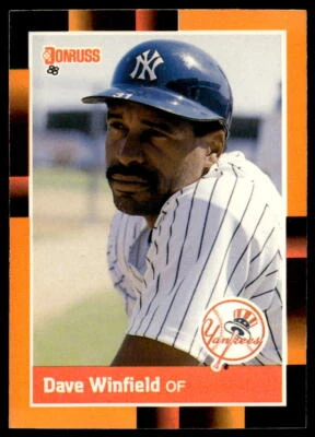 1988 Donruss Baseball's Best #244 Dave Winfield   Baseball - Image 1 of 2