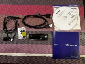 Sony Walkman NW-S703F 1GB schwarz tragbarer Audio Player sehr gut getestet Japan - Bild 1 von 8
