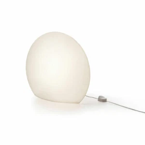 Authentics Eggo escultura luminosa M, sin bombilla, polietileno, blanco - Imagen 1 de 5