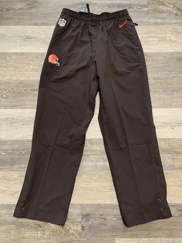 Men’s Nike NFL Cleveland Browns TEAM ISSUED Storm Fit Rain Pants Brown Size XL Cover