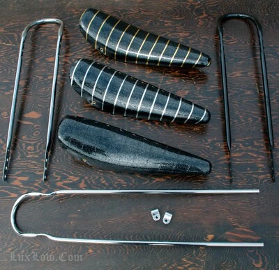 Black Sp Banana SEAT SISSYBAR GRIPS Vintage Schwinn Stingray Bicycle Bike Saddle