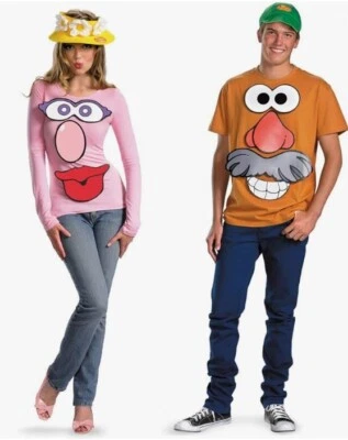 Mr and Mrs Potato Head - Toy Story - Juego de accesorios de disfraz - Adulto - Talla única Foto 1 de 3
