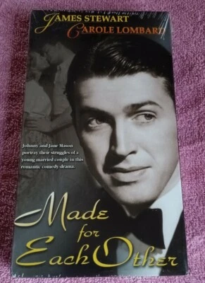 Made for Each Other VHS James Stewart Carole Lombard New Sealed SA Foto 1 de 2