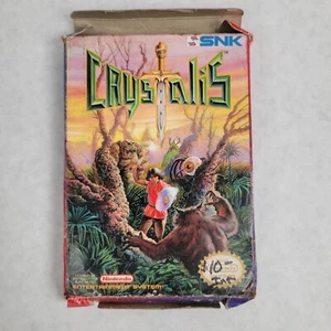 Crystalis Box, Manual, & Foam NES Nintendo - NO GAME - Authentic - Picture 1 of 4