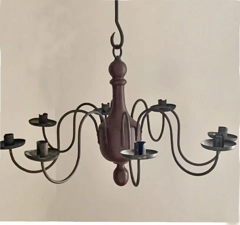 Chandelier by Richard D Scofield of Period Lighting Fixtures in 1980s Chester CT Cover
