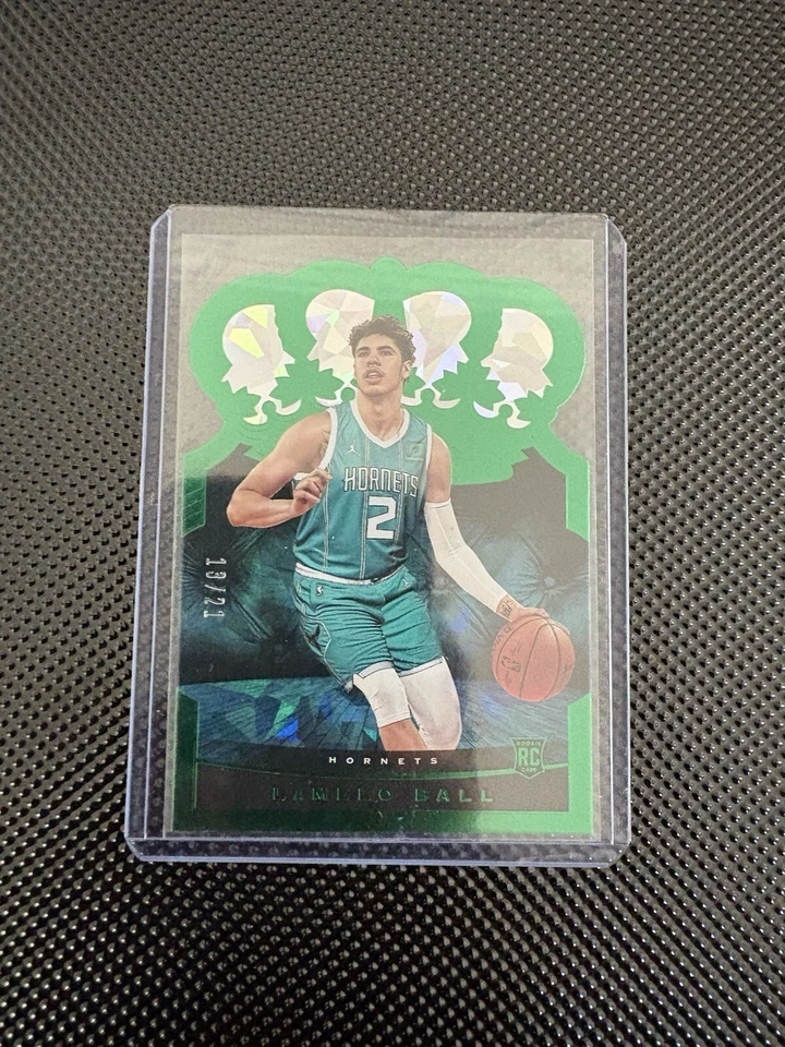 Lamelo Ball Green Crystal Crown Royale FOTL  - Image 1 of 2