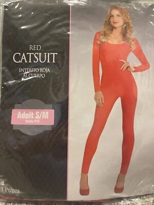 Traje de gato rojo adulto S/M Foto 1 de 3