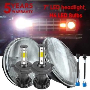 2X 7 pulgadas LED faros redondos aprobados por el DOT bombillas altas/bajas para Chevy II/Nova 1969-79 - Imagen 1 de 20