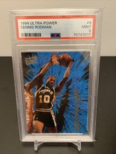 1994-95 Fleer Ultra Ultra Power Dennis Rodman #9 PSA 9 HOF
