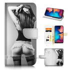 ( For Samsung A30 ) Wallet Flip Case Cover AJ40141 Sex Girl