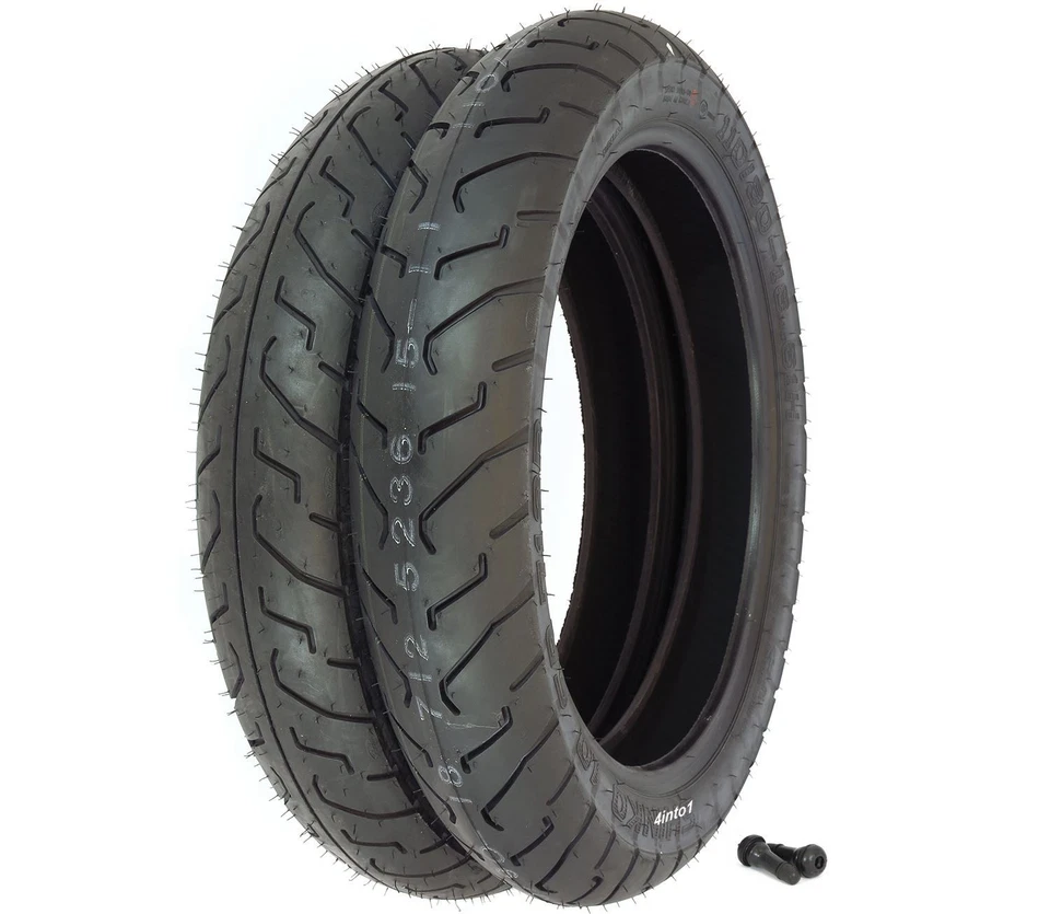 Shinko 712 Tire Set - Honda CX500C CB550SC CB650C/SC GL650 - Tires and Valves - Image 1 of 1
