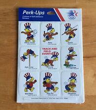 Vintage 1984 Los Angeles Olympics 3d Perk-ups Stickers Puffy Sam The Eagle F4