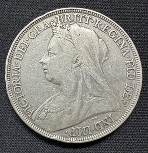 GREAT BRITAIN 1896 - Victoria - CROWN - Honest Wear Very Fine - Picture 1 of 2