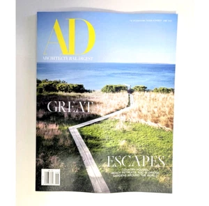 Architectural Digest Magazine AD June 2025 Great Escapes - Picture 1 of 2