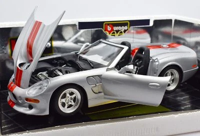 Modellino auto SHELBY SERIES 1 scala 1:18 Burago diecast modellismo collezione - Immagine 1 di 4