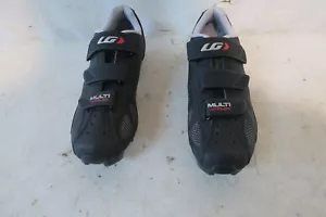 Louis Garneau Multi Air Flex Cycling Shoes Men's EU 38 US 5 Women's US 7 Black - Picture 1 of 6