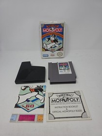 Monopoly Nintendo NES Complete With Box Map And Manual CIB 