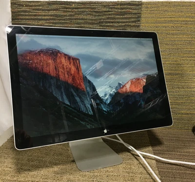 Apple Cinema Display LED A1267 24" Monitor 1920x1200 60Hz Mini-DisplayPort USB - Image 1 of 4