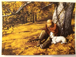 Sporting Art Notecards Artist Bob White, VTG, A chance for two & Start of it #3 - Picture 1 of 4