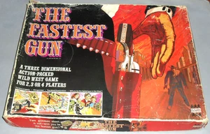 Fastest Gun Brettspiel Denys Fisher Wild West Strategie 1974 KOMPLETT VINTAGE - Bild 1 von 8
