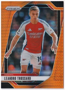 Panini Prizm Premier League 2024-25 Leandro Trossard Orange Hyper - Picture 1 of 2