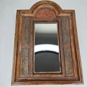 Handcrafted Wall Hanging Mirror India exotic beautiful Ceramic - Picture 1 of 15