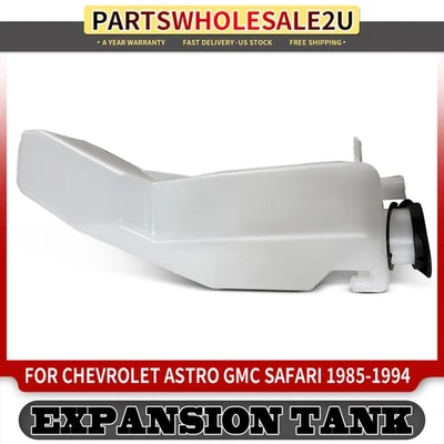 New Radiator Coolant Reservoir w/ Cap for Chevrolet Astro GMC Safari 1985-1994 - Image 1 of 4