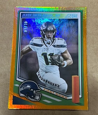 2025 Score Jaxon Smith-Njigba #185 First Down 1/10 Seattle Seahawks - Image 1 of 2