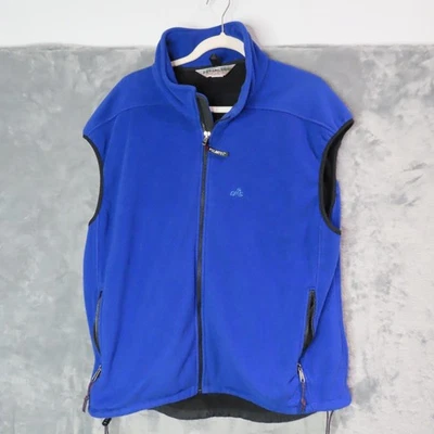 EMS Fleece Vest Mens XL Blue Polartec Windbloc Outdoor Hiking Jacket USA Made - Image 1 of 4