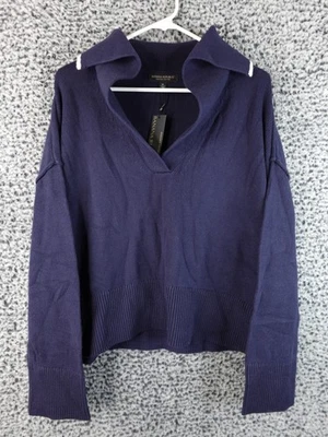 Suéter Náutico Marinero Algodón Orgánico Banana Republic Top Mediano Foto 1 de 4