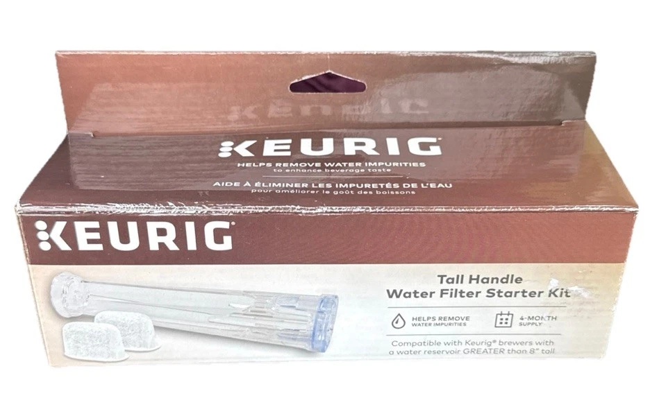 KEURIG Tall Handle Water Filter Starter Kit with 2 Filter Cartridges New - Image 1 of 3