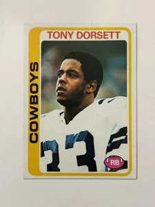 1978 Topps #315 Tony Dorsett novato radiocontrol vaqueros excelente - Imagen 1 de 2