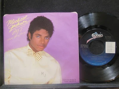 Michael Jackson – P.Y.T.  / Working Day And Night, 45 RPM VG w/ PS (29G) Foto 1 de 2