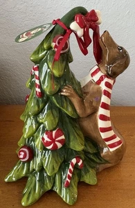 Blue Sky Clayworks Christmas BRADLEY-CHRISTMAS TREE Dachshund Dog  NWT - Picture 1 of 7