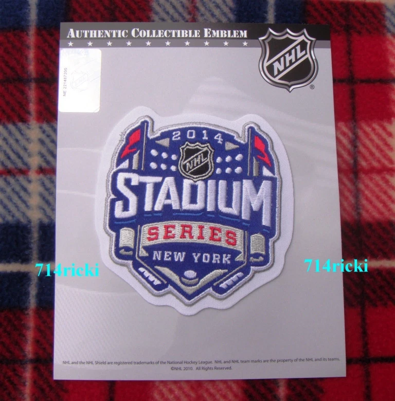 2014 NHL Stadium Series Patch New York Rangers Islanders New Jersey Devils - Imagem 1 de 1