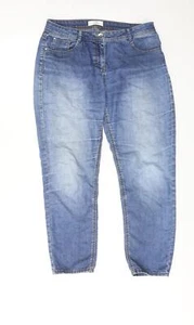 Wallis Womens Blue Cotton Blend Straight Jeans Size 10 Reg - Picture 1 of 10