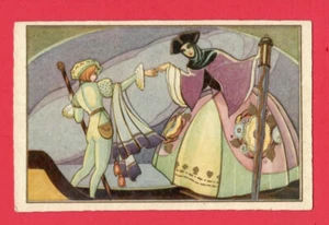 PC ART DECO ROMANCE VINTAGE. U 8370 - Imagen 1 de 2