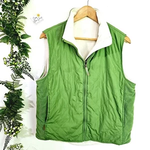 Sunice Weather Wendeweste Damen gesteppt grün & weiß Sherpa M《936》J - Bild 1 von 6
