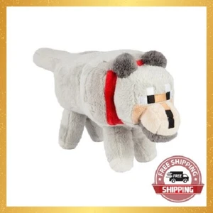 Minecraft Wolf Plush Teddy Dog - Soft Toy Stuffed Doll, Toys Gifts Kids - Picture 1 of 3